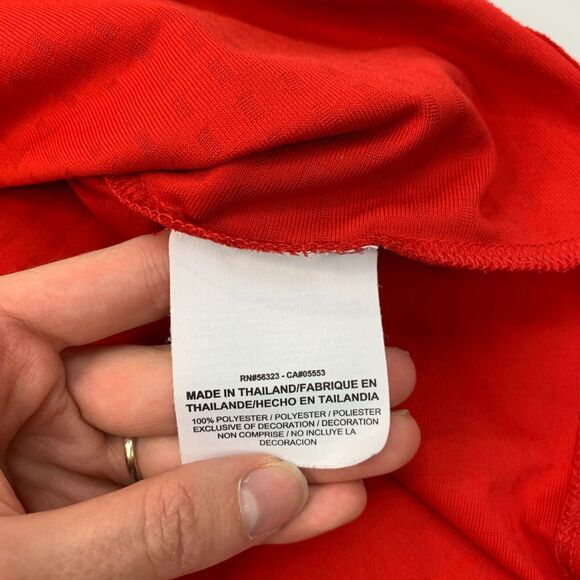 Nike Golf Shirt Men XL Extra Large Red Tour Performance Moisture Wicking Polo - Picture 8 of 12